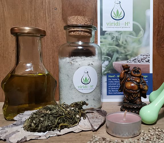 Herstellung von Naturkosmetik mit Hanf