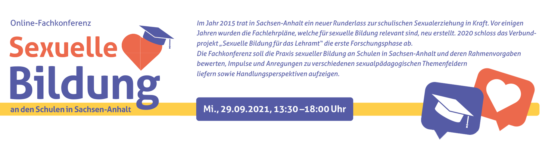 Fachkonferenz „Sexuelle Bildung an den Schulen in Sachsen-Anhalt“ am 29.09.2021